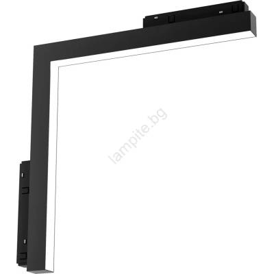 MILAGRO Led Лампа за релсова система magnetic track l-down led/24w/48v 3000k черен (mi2198)