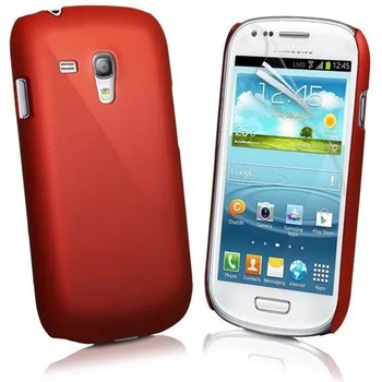 Samsung I8190 Galaxy S III mini Твърд Капак Червен + Протектор