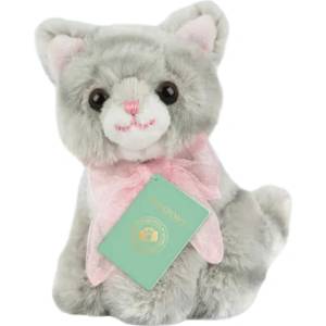 Studio Pets Плюшена играчка Studio Pets - Коте Бела с куфарче, паспорт и стикери, 8 cm (6532) - baby