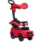 Lorelli КОЛА ЗА ЯЗДЕНЕ mercedes-g350d+ДРЪЖКА+СЕННИК -червен