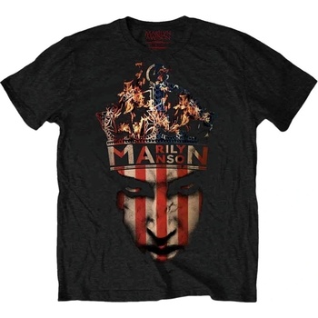 Marilyn Manson Риза Crown Unisex Black 2XL (MMTS0505MB05)