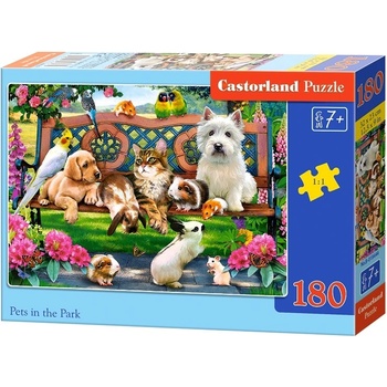 Castorland Пъзел Castorland от 180 части - Животни в парка (B-018444)