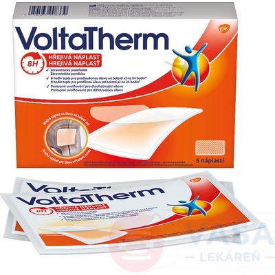 VoltaTherm hrejivá náplasť na úľavu od bolesti chrbta 5 ks