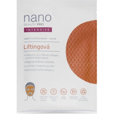 Liftingová nanovlákenná maska nanoBeauty INTENSIVE