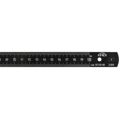 KINEX K-MET Měřítko ocelové ohebné-inox black coat 2000x20x0,5mm ec i 1017-02-200