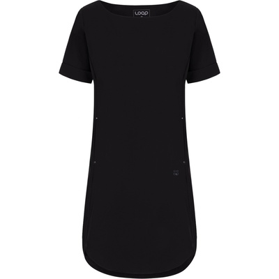 Loap Черна дамска рокля LOAP Ubakala Loap | Cheren | ЖЕНИ | M