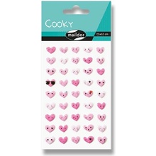 Maildor 3D Cooky samolepky emotikony srdca
