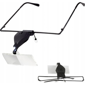 Náhlavní lupa s LED osvětlením