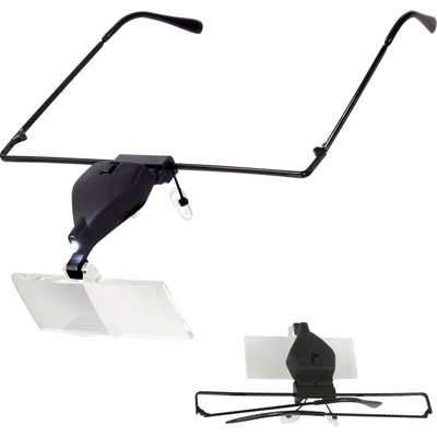 Náhlavní lupa s LED osvětlením