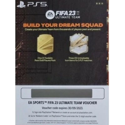 FIFA 23 Ultimate Team - 1 Gold Players Pack + 3 Icon Items