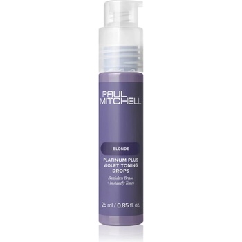 Paul Mitchell Platinum Plus Violet Toning Drops капки неутрализиращ жълтеникавите оттенъци 25ml