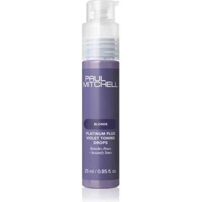 Paul Mitchell Platinum Plus Violet Toning Drops капки неутрализиращ жълтеникавите оттенъци 25ml