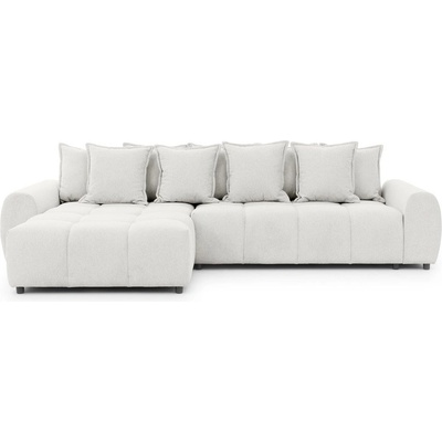 ROPEZ Бял ъглов диван (ляв ъгъл) Albane - Ropez (Albane Narożnik L - Lewa OT Aragon 01 ( Davis ) Standard)