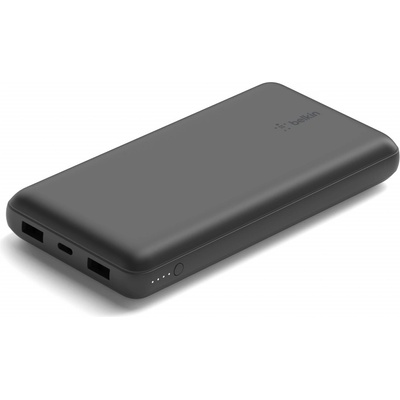 Apple Belkin BOOST CHARGE (20000 mAH) Power Bank - USB-A & C 15w - Black (BPB012btBK)