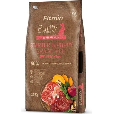Fitmin dog Purity GF Puppy & Starter Beef 12 kg