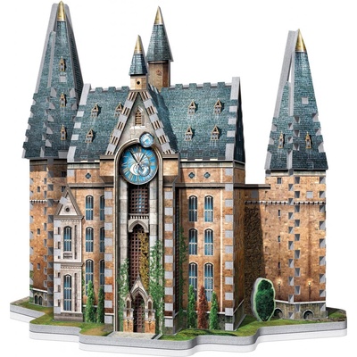Wrebbit 3D puzzle Harry Potter: Bradavice, Hodinová věž 420 ks
