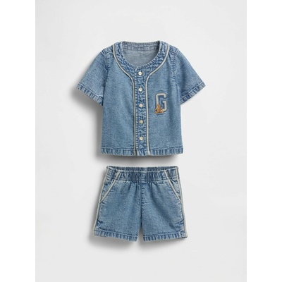 GAP Бебешки дънков комплект Baseball Americana GAP GAP | Sin | Момчешки | 3-6 месеца