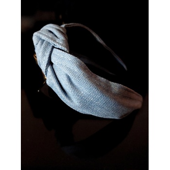 Radi handmade Диадема с възел от светъл деним (826)
