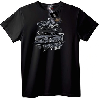 NOONEBRAND Тениска Автомобилна Мания - M, Black