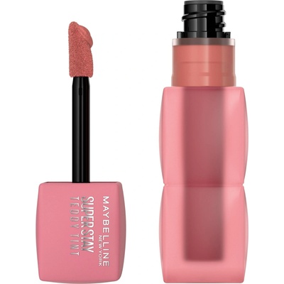 Maybelline Matná tekutá rtěnka Super Stay Teddy Tint Liquid Lip Tint 90 Ribbon Tied 5 ml