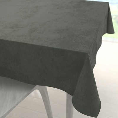 Biante Sametový čtvercový ubrus Velvet Premium SVP-021 Tmavě šedozelený 50x50 cm