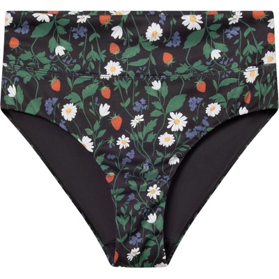 DEDICATED Дамско бикини долнище Dedicated Women's Bikini Pants Slite Bikini bottom - Strawberry Field Black - размер XL (150-1789-1715)