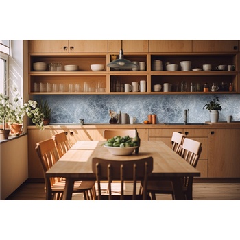 DIMEX ART s. r. o Фототапет за кухня - фон от сив мрамор 420 x 60 см