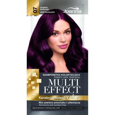 Joanna Multi Effect 07 Hluboký Burgundský barvicí šampon 35 g