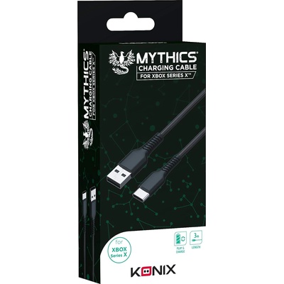 Konix Кабел Konix - Mythics Play & Charge Cable 3 m (Xbox Series X/S)