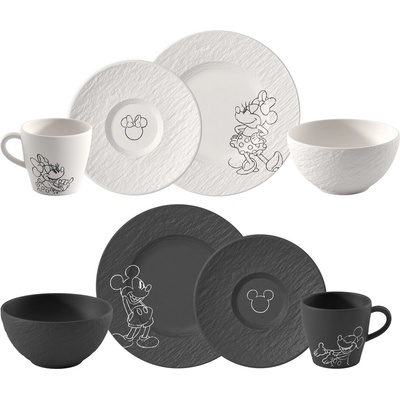 Villeroy & Boch Snídaňová sada Manufacture Rock Mickey Mouse 8 ks – Zboží Mobilmania
