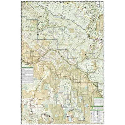 Uncompahgre Plateau Jih Colorado turistická mapa GPS komp. NGS