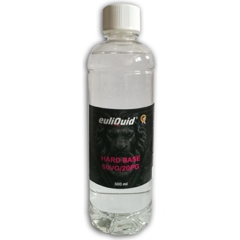 Euliquid Báza Hard PG20/80VG 0mg 500ml 1ks