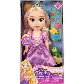 Jakks Disney Zpívající princezna Rapunzel Locika se zvuky s Pascalem