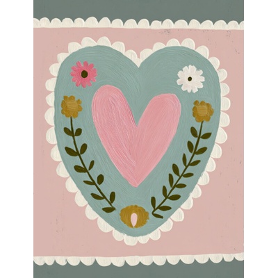 Takoy Panel na ušití dětské deky Wellsoft fleece 145x110 heart Lady