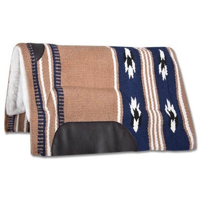 Dečka westernová Utah modro-béžová
