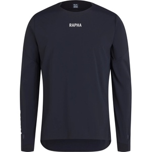 Rapha Фланелка с дълъг ръкав за колоездене Rapha Trail Finale Windblock Jersey Cycling jersey - Black / White (056-3831-0114)