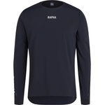 Rapha Мъжка фланелка с дълъг ръкав за колоездене Rapha Trail Finale Windblock Jersey Cycling jersey - Black / White (056-3831-0114)