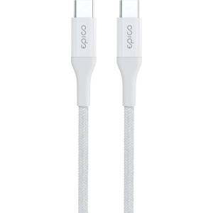 Epico Braided PD Cable 0.3m USB-C to USB-C - white (K-9915141100005)