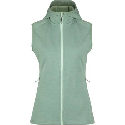 Stoic Дамски вълнен елек Stoic Women's MerinoFleece335 KuolpaSt. II Vest with Hood Merino vest - Iceberg Green - размер XXL (132-1490-0216)