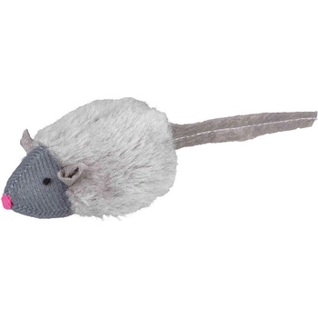 Trixie Mikročipová myš se zvukem a catnipem 6 cm
