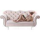 DecoKing Lazy Detská deka s rukávmi béžová