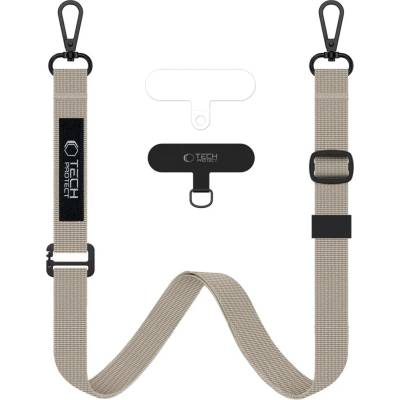 Tech-protect C6S корда за врат crossbody Cosmic Latte (5906302370993)