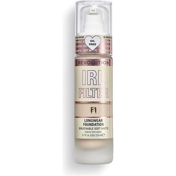 Makeup Revolution IRL Filter dlhotrvajúci zmatňujúci make-up F1 23 ml