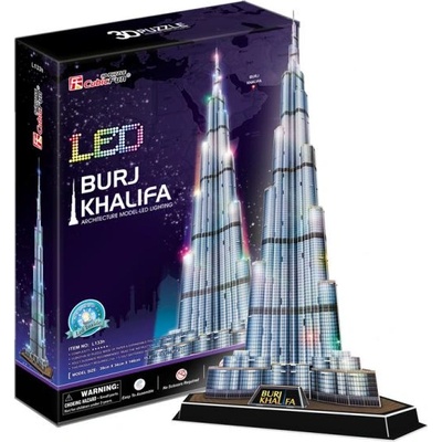 3d пъзел Бурж Халифа / лед - 136 части