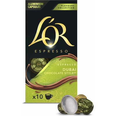 L´OR Nespresso Original Espresso Dubai Chocolate style 10 kapslí