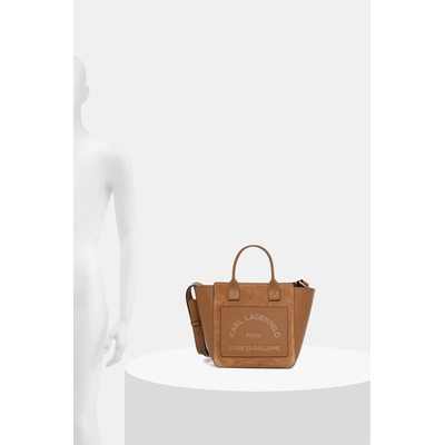 KARL LAGERFELD чанта дамска от велур (B3W30094)