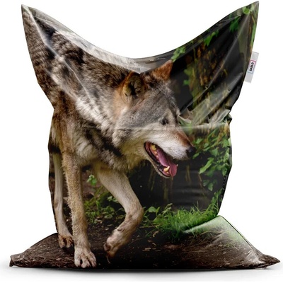Sablio Sedací vak Vlk 150x100 cm