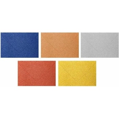 Dopisní obálka metallic 120g C5 162x229mm - mix barev