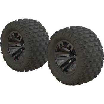 Arrma колело 2.8" MT Gun Metal, гуми dBoots Fortress (2)