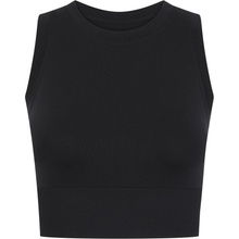 Tombo Dámský sportovní crop top Černá